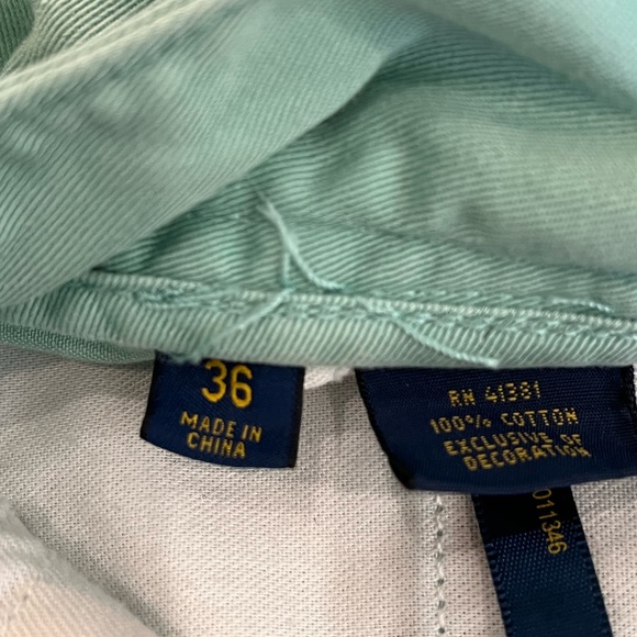 EUC Men’s Light Green/Mint Polo Ralph Lauren Relaxed Fit 10” Shorts - Picture 3 of 9